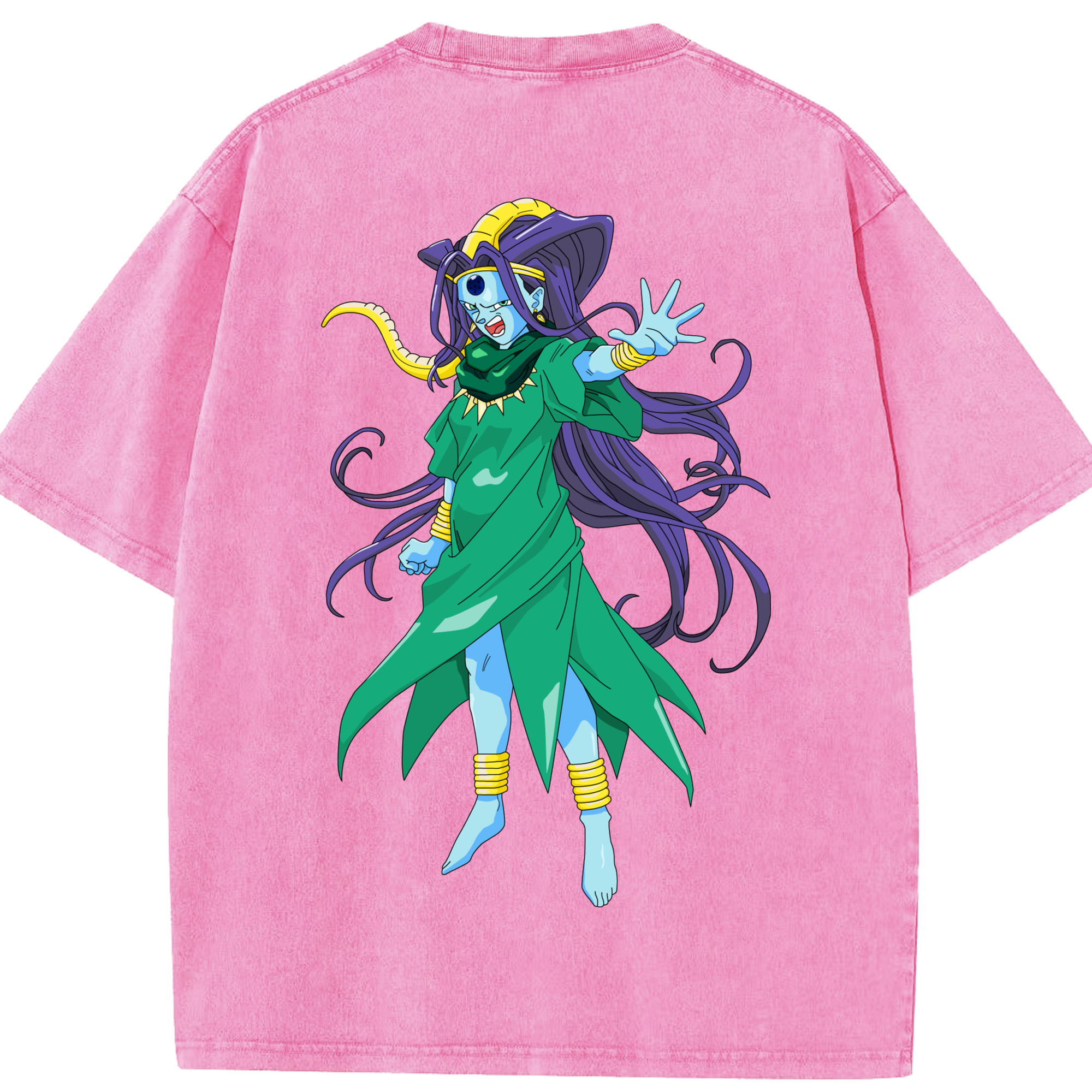 （画像用） ドラゴンボール DRAGON BALL 綿100% ヴィンテージ風 半袖Tシャツ（背面プリント）